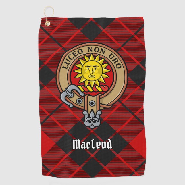 Toalla De Golf Clan MacLeod de Raasay Escudo (Anverso)