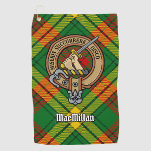 Toalla De Golf Clan MacMillan Escudo sobre Tartán