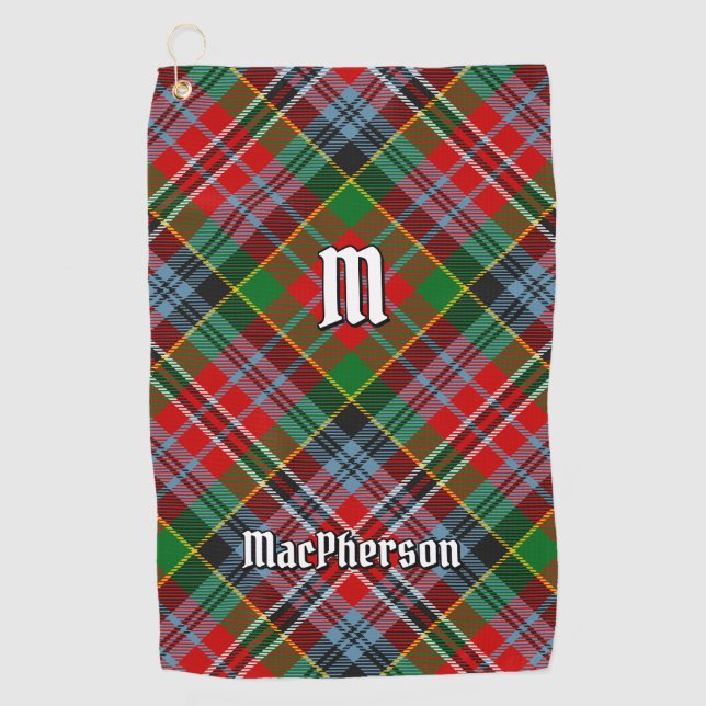 Toalla De Golf Clan MacPherson Tartan Golf Towel (Anverso)