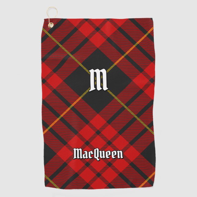 Toalla De Golf Clan MacQueen Tartan (Anverso)