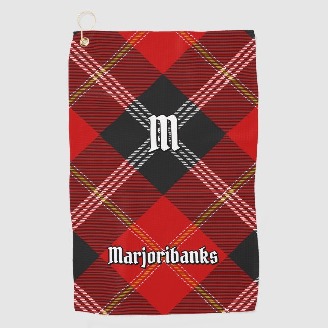 Toalla De Golf Clan Marjoribanks Tartan (Anverso)