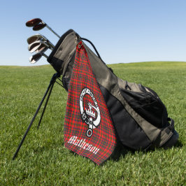Toalla De Golf Clan Matheson Escudo Badge y Tartán