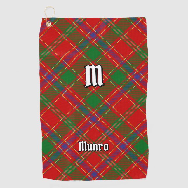Toalla De Golf Clan Munro Tartan (Anverso)