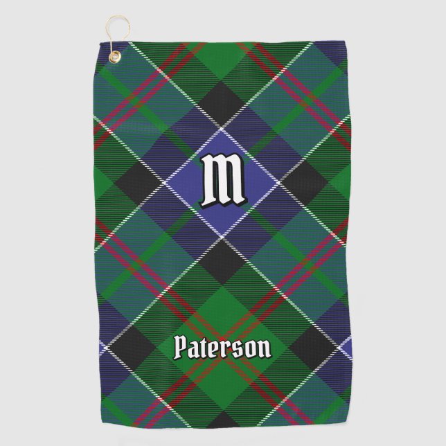 Toalla De Golf Clan Paterson Tartan (Anverso)