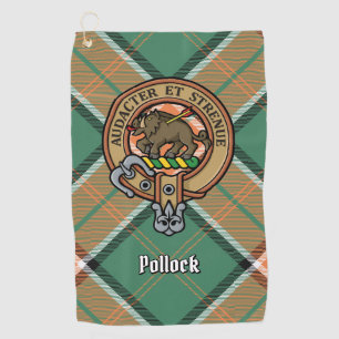 Toalla De Golf Clan Pollock Escudo Golf Towell