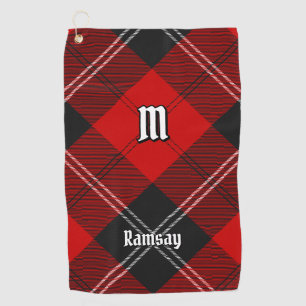 Toalla De Golf Clan Ramsay Red Tartan