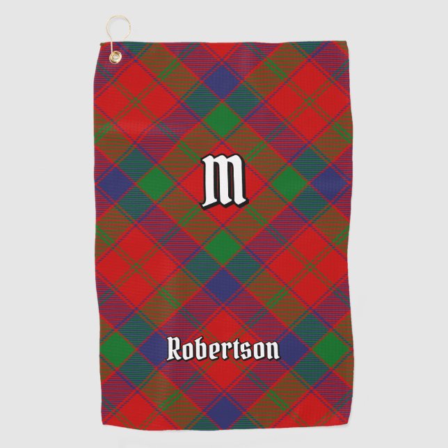 Toalla De Golf Clan Robertson Tartan (Anverso)