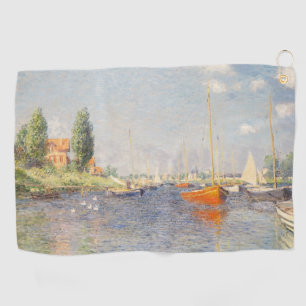 Toalla De Golf Claude Monet. Barcos Rojos, Argentina