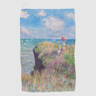 Toalla De Golf Claude Monet - Camino acantilado en Pourville
