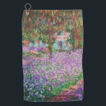 Toalla De Golf Claude Monet - El jardín del artista en Giverny<br><div class="desc">El jardín del artista en Giverny / Le Jardin de l'artiste a Giverny - Claude Monet,  1900</div>