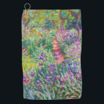 Toalla De Golf Claude Monet - El jardín del Iris en Giverny<br><div class="desc">El Jardín Iris de Giverny / El Jardín del Artista en Giverny - Claude Monet,  1899-1900</div>