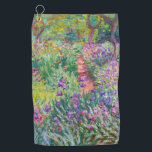 Toalla De Golf Claude Monet - El jardín del Iris en Giverny<br><div class="desc">El Jardín Iris de Giverny / El Jardín del Artista en Giverny - Claude Monet,  1899-1900</div>
