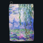 Toalla De Golf Claude Monet - Lilies de agua / Nympheas 1919<br><div class="desc">Lilies de agua / Nympheas (W.1852) - Claude Monet,  Petróleo en lienzo,  1916-1919</div>