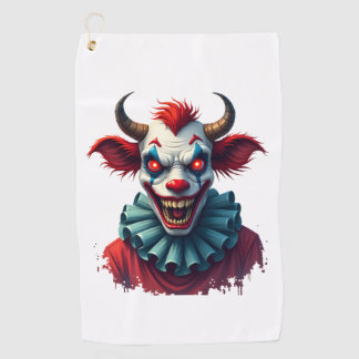 Toalla De Golf Clown Cow of Terror