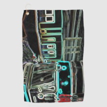 CLRV Neon en stn Golf Towel