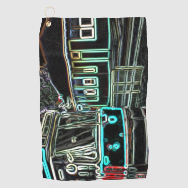 Toalla De Golf CLRV Neon en stn Golf Towel (Anverso)