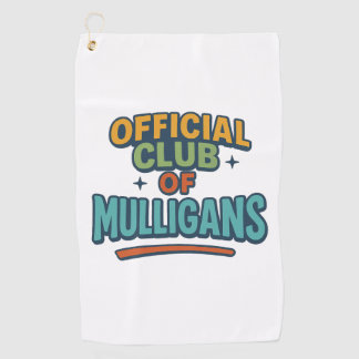 Toalla De Golf Club Oficial de Mulligans