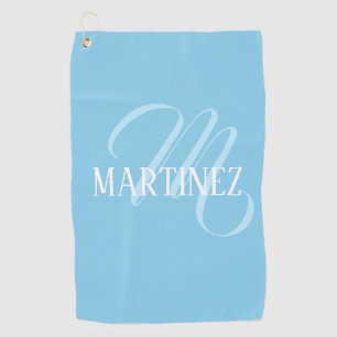 Toalla De Golf Club Sky Blue Elegalized Name