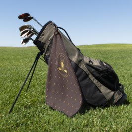 Toalla De Golf Clubes de golf de oro personalizados
