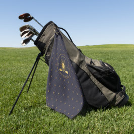 Toalla De Golf Clubes de golf de oro personalizados