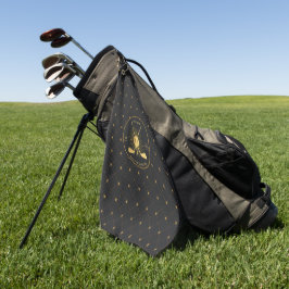 Toalla De Golf Clubes de golf de oro personalizados