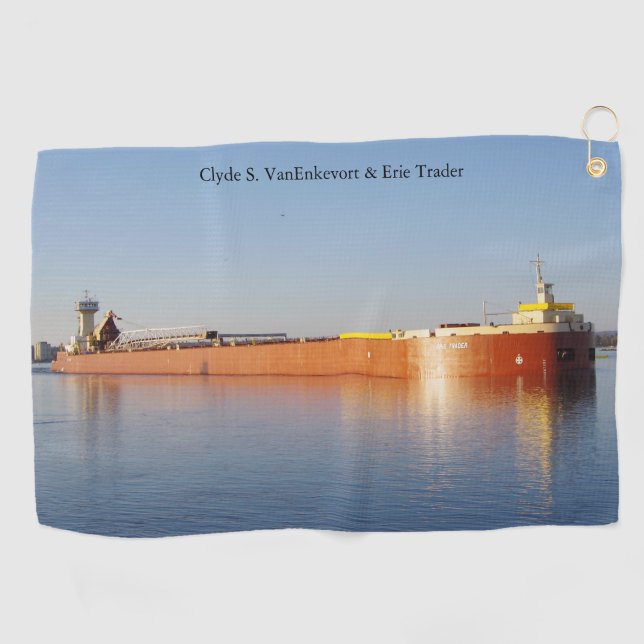 Toalla de golf Clyde S. VanEnkevort & Erie Trader (Horizontal)