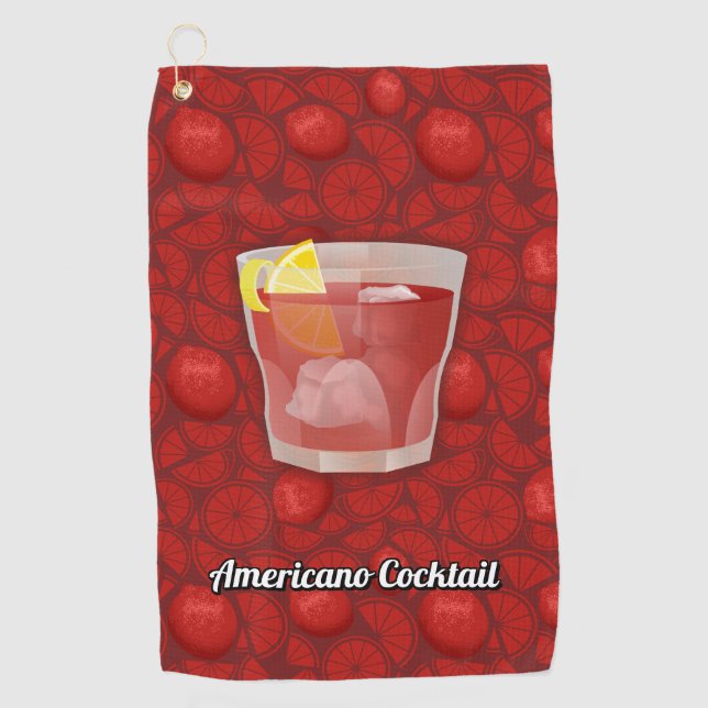 Toalla De Golf Cocktail Americano (Anverso)