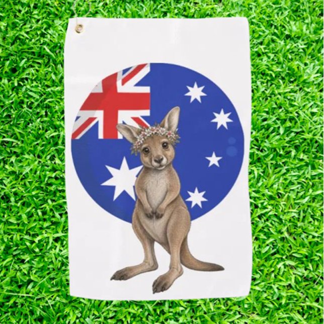 Toalla De Golf colección de golf inspirada en canguro (Hop Into Our New Roo-Inspired Golf Towel Collection)