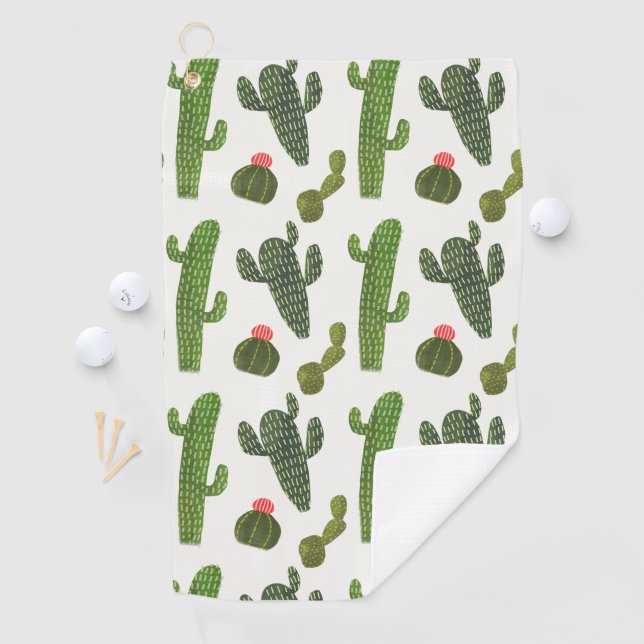 Toalla De Golf Colección de Llamarama | Cute Cactus (In situ)