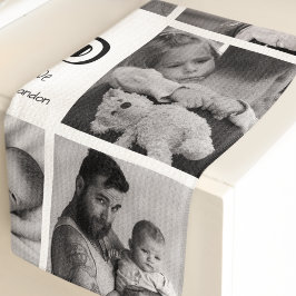 Toalla De Golf Collage de fotos moderno número uno de papá