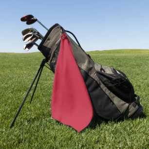 Toalla De Golf Color claro rojo verdadero