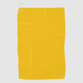 Toalla De Golf Color sólido amarillo brillante