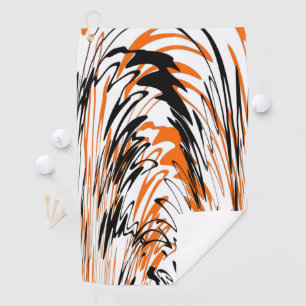 Toalla De Golf Colores bengalíes líneas apresuradas
