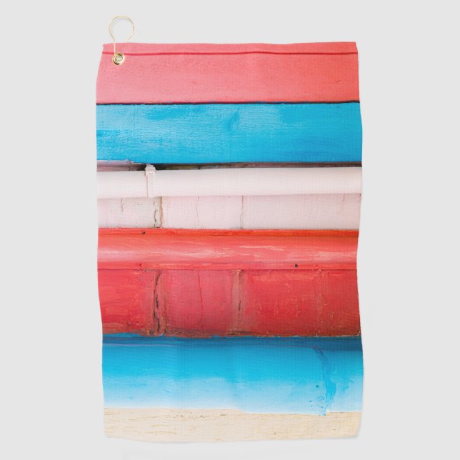 Toalla De Golf Colores caribeños - abstracto (Anverso)