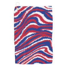 Colores del equipo deportivo Red White Blue Wave