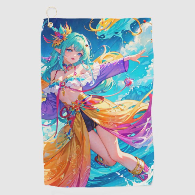 Toalla De Golf Colorido/anime/personalizado (Anverso)