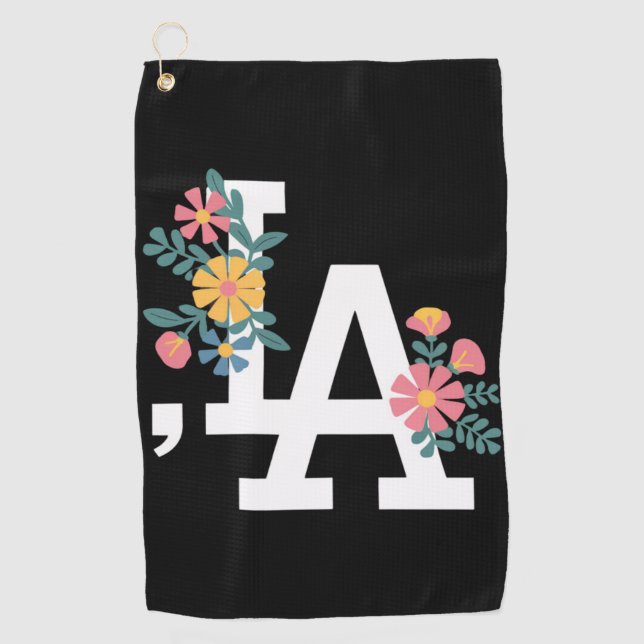 Toalla De Golf Comma La Floral Kamala Harris Por La Presidencia 2 (Anverso)