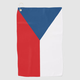 Toalla de golf con bandera checa