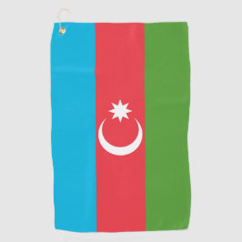 Toalla de golf con bandera de Azerbaiyán