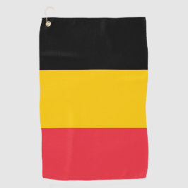 Toalla de golf con bandera de Bélgica