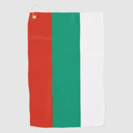 Toalla de golf con bandera de Bulgaria
