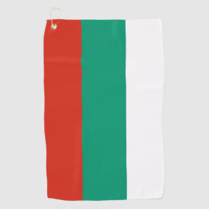 Toalla de golf con bandera de Bulgaria