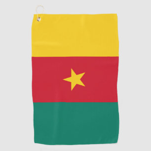 Toalla de golf con bandera de Camerún
