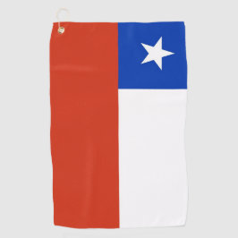 Toalla de golf con bandera de Chile