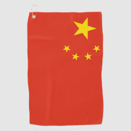 Toalla de golf con bandera de China