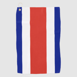 Toalla de golf con bandera de Costa Rica