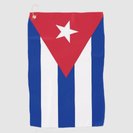 Toalla de golf con bandera de Cuba