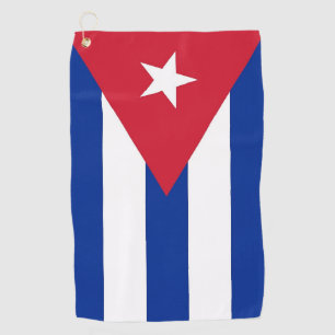 Toalla de golf con bandera de Cuba