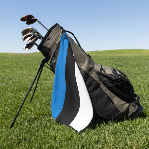 Toalla de golf con bandera de Estonia