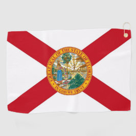 Toalla de golf con bandera de Florida, Estados Uni